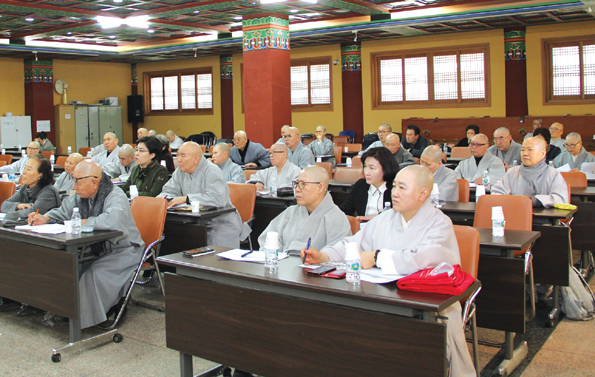 3월 16일 열린 경기 지역 사찰 대표자회의.