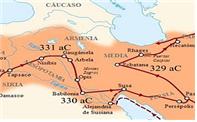 알렉산더 대왕의 페르시아 정복 루트(기원전 331년)