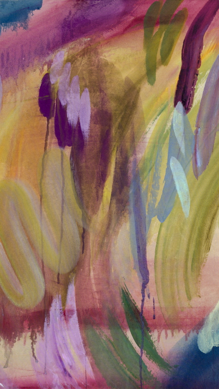 밤을 채우는 움직임. 71X40cm. 2025년.